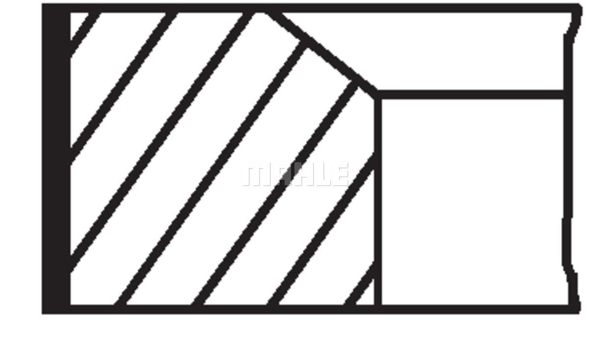 Mahle Original 001 RS 11113 0N0 Zestaw pierscieni tloka 001RS111130N0: Atrakcyjna cena w Polsce na 2407.PL - Zamów teraz!