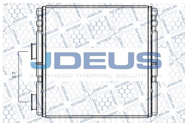 J. Deus M-2231030 Heat Exchanger, interior heating M2231030: Buy near me in Poland at 2407.PL - Good price!