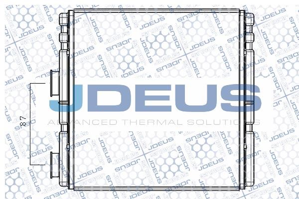 J. Deus M-2231030 Теплообменник, отопление салона M2231030: Отличная цена - Купить в Польше на 2407.PL!