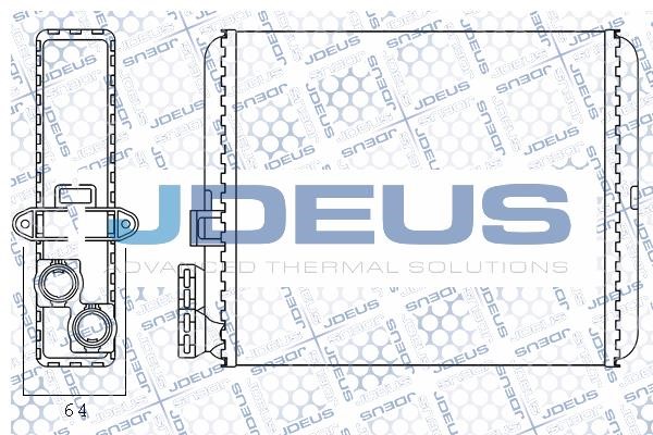 J. Deus M-231053A Heat Exchanger, interior heating M231053A: Buy near me at 2407.PL in Poland at an Affordable price!