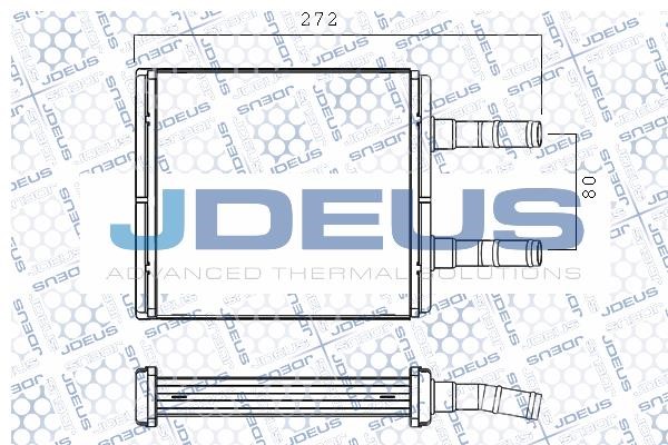 J. Deus M-2540150 Heat Exchanger, interior heating M2540150: Buy near me in Poland at 2407.PL - Good price!