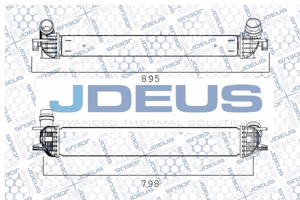 J. Deus M-823103A Intercooler, charger M823103A: Buy near me in Poland at 2407.PL - Good price!