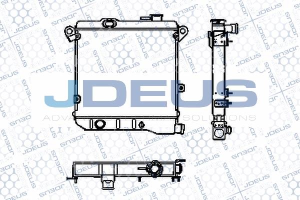 J. Deus RA0030000S Radiator, engine cooling RA0030000S: Buy near me in Poland at 2407.PL - Good price!