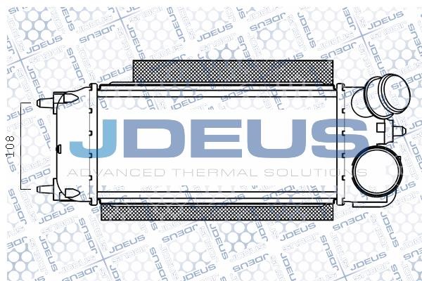 J. Deus M812057A Intercooler, charger M812057A: Buy near me in Poland at 2407.PL - Good price!