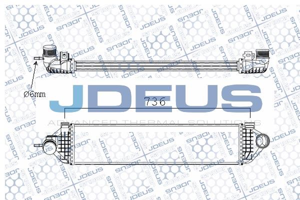 J. Deus M-812138A Intercooler, charger M812138A: Buy near me in Poland at 2407.PL - Good price!