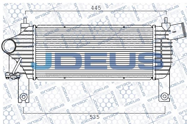 J. Deus M-819061A Intercooler, charger M819061A: Buy near me in Poland at 2407.PL - Good price!