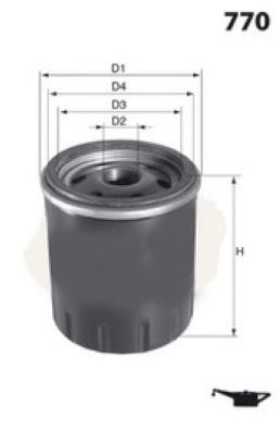 MecaFilter ELH4505 Масляный фильтр ELH4505: Отличная цена - Купить в Польше на 2407.PL!