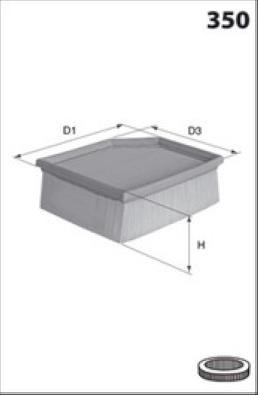 MecaFilter ELP9581 Filtr powietrza ELP9581: Dobra cena w Polsce na 2407.PL - Kup Teraz!