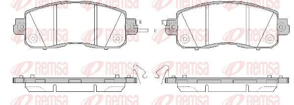 Kawe 1517 04 Front disc brake pads, set 151704: Buy near me in Poland at 2407.PL - Good price!