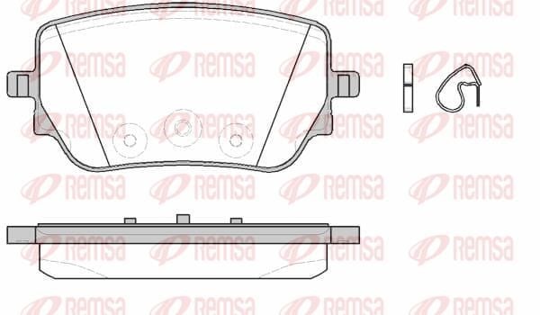 Kawe 1829 00 Brake Pad Set, disc brake 182900: Buy near me in Poland at 2407.PL - Good price!