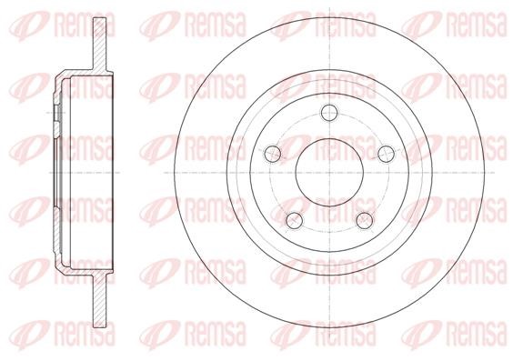 Kawe 61669 00 Bremsscheibe hinten, unbelüftet 6166900: Kaufen Sie zu einem guten Preis in Polen bei 2407.PL!