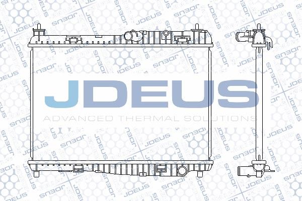 J. Deus 012M35 Радиатор охлаждения двигателя 012M35: Отличная цена - Купить в Польше на 2407.PL!