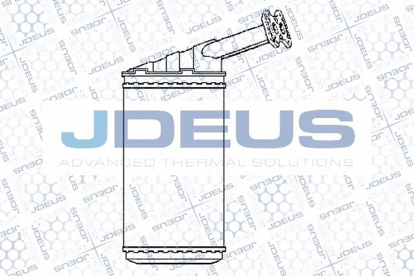 J. Deus 207V01 Радиатор отопителя салона 207V01: Отличная цена - Купить в Польше на 2407.PL!