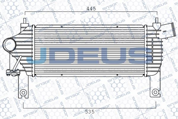 J. Deus 819M61A Intercooler, charger 819M61A: Buy near me in Poland at 2407.PL - Good price!