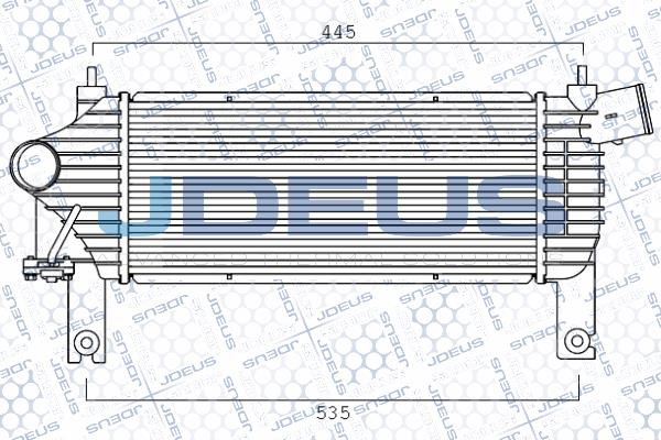 J. Deus 819M61A Chłodnica powietrza doładowującego (intercooler) 819M61A: Dobra cena w Polsce na 2407.PL - Kup Teraz!