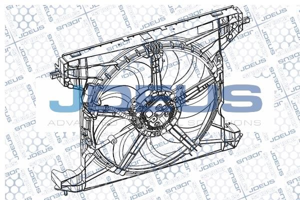 J. Deus EV8E5240 Вентилятор, система охолодження двигуна EV8E5240: Приваблива ціна - Купити у Польщі на 2407.PL!