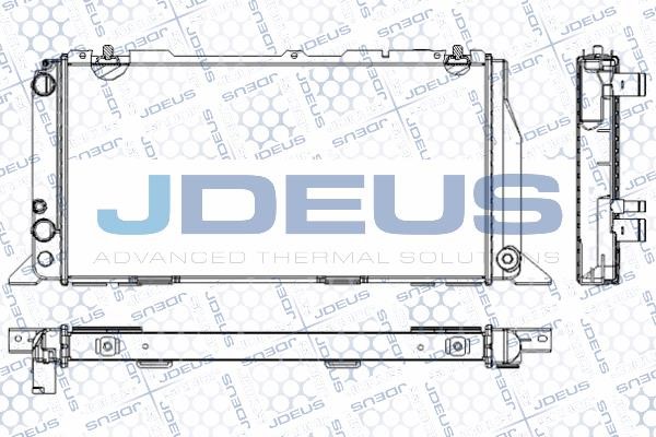 J. Deus M-0010090 Радіатор охолодження двигуна M0010090: Приваблива ціна - Купити у Польщі на 2407.PL!