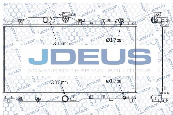 J. Deus M-0160070 Radiator, engine cooling M0160070: Buy near me at 2407.PL in Poland at an Affordable price!