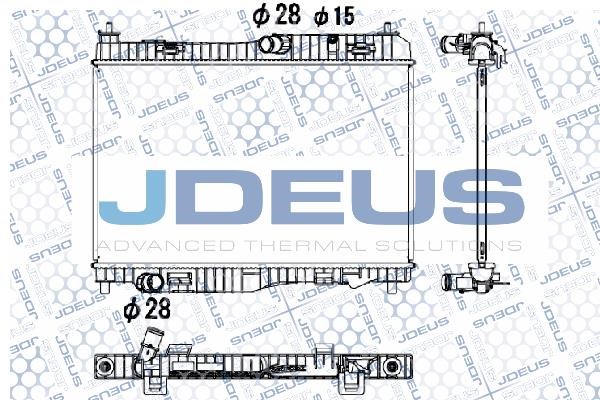 J. Deus M-0120360 Радиатор охлаждения двигателя M0120360: Отличная цена - Купить в Польше на 2407.PL!