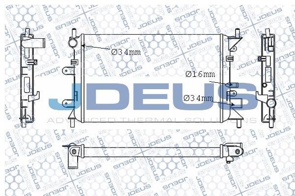 J. Deus M-012055A Теплообменник M012055A: Купить в Польше - Отличная цена на 2407.PL!