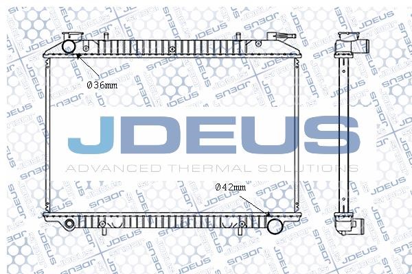 J. Deus M-0190820 Радіатор, система охолодження двигуна M0190820: Приваблива ціна - Купити у Польщі на 2407.PL!