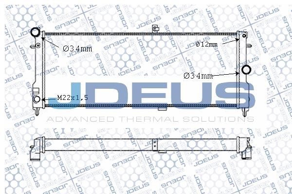 J. Deus M-0200080 Radiator, engine cooling M0200080: Buy near me at 2407.PL in Poland at an Affordable price!