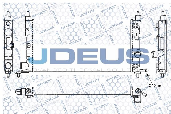 J. Deus M-020013A Радіатор, система охолодження двигуна M020013A: Приваблива ціна - Купити у Польщі на 2407.PL!