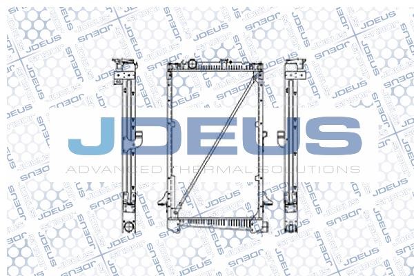 J. Deus M-1080050 Радиатор, охлаждение двигателя M1080050: Отличная цена - Купить в Польше на 2407.PL!