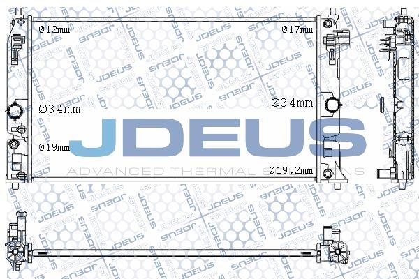 J. Deus M-0281010 Radiator, engine cooling M0281010: Buy near me in Poland at 2407.PL - Good price!