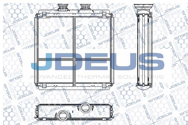 J. Deus M-2171050 Heat Exchanger, interior heating M2171050: Buy near me at 2407.PL in Poland at an Affordable price!