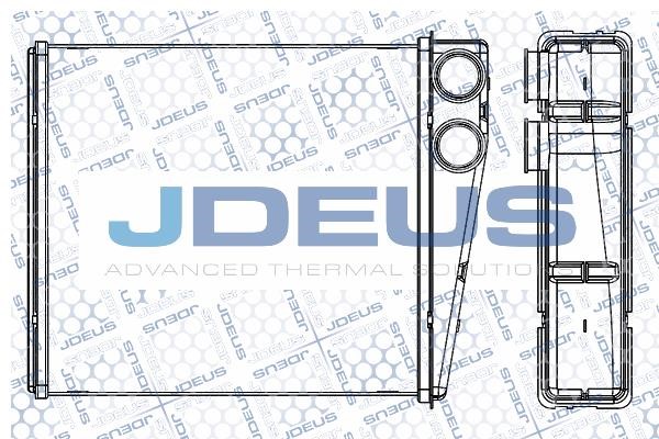 J. Deus M201003A Радиатор отопителя салона M201003A: Отличная цена - Купить в Польше на 2407.PL!