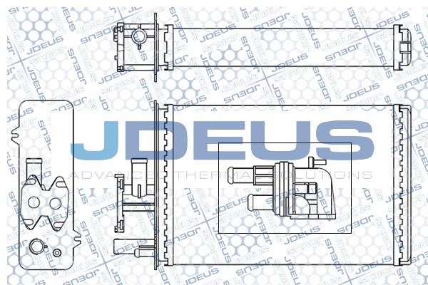 J. Deus M-2110520 Heat exchanger, interior heating M2110520: Buy near me in Poland at 2407.PL - Good price!