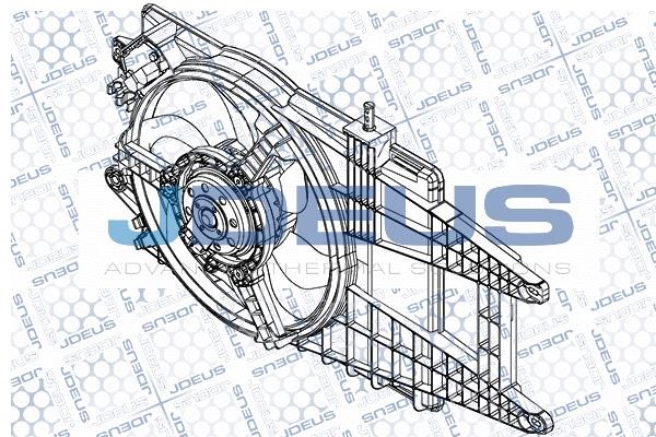 J. Deus EV0360140 Hub, engine cooling fan wheel EV0360140: Buy near me at 2407.PL in Poland at an Affordable price!