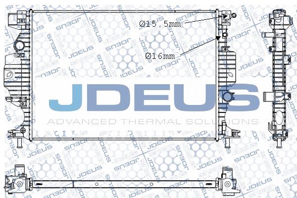 J. Deus M-0121310 Радіатор охолодження двигуна M0121310: Приваблива ціна - Купити у Польщі на 2407.PL!