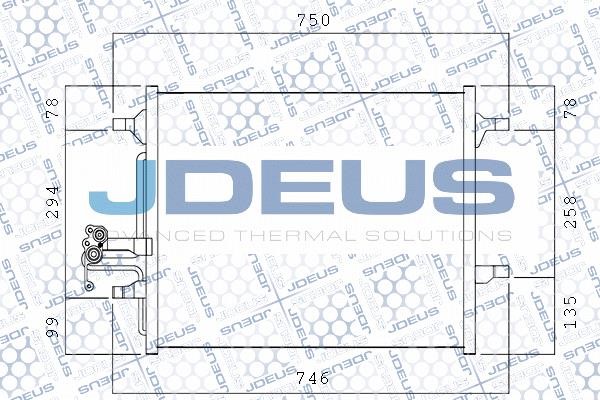 J. Deus M7310561 Радиатор кондиционера (Конденсатор) M7310561: Отличная цена - Купить в Польше на 2407.PL!