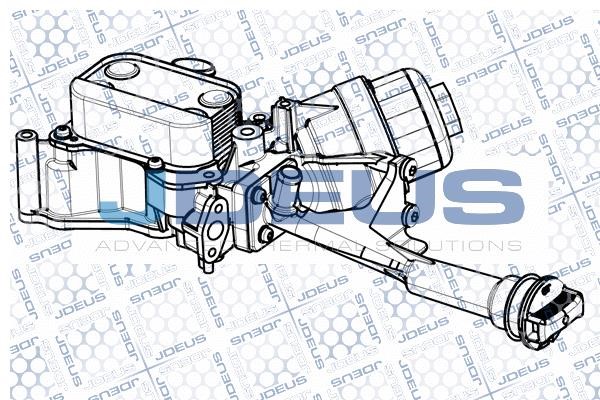 J. Deus M-4111230 Охолоджувач оливи, моторна олива M4111230: Приваблива ціна - Купити у Польщі на 2407.PL!