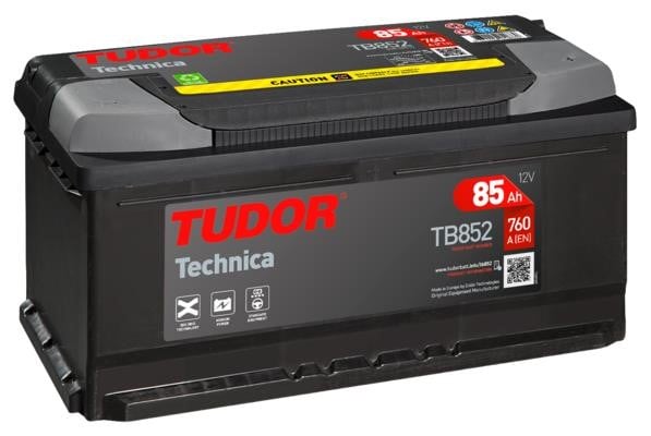 Tudor _TB852 Battery Tudor 12V 85AH 760A(EN) R+ TB852: Buy near me in Poland at 2407.PL - Good price!