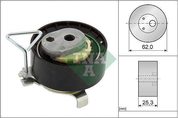 INA 531 1002 10 Tensioner pulley, timing belt 531100210: Buy near me in Poland at 2407.PL - Good price!
