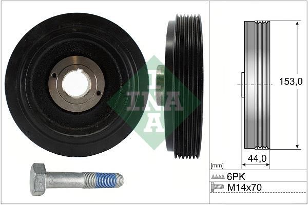 INA 544 0042 20 Belt Pulley Set, crankshaft 544004220: Buy near me at 2407.PL in Poland at an Affordable price!