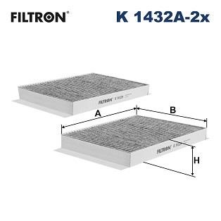 Filtron K 1432A-2X Filtr kabinowy K1432A2X: Dobra cena w Polsce na 2407.PL - Kup Teraz!