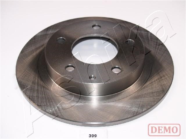 Ashika 61-03-399C Rear brake disc, non-ventilated 6103399C: Buy near me in Poland at 2407.PL - Good price!