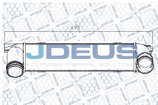 J. Deus M-805087A Intercooler, charger M805087A: Buy near me in Poland at 2407.PL - Good price!