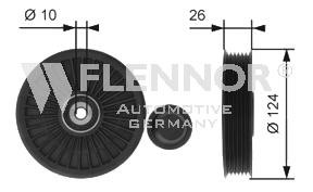 Flennor FS99421 V-ribbed belt tensioner (drive) roller FS99421: Buy near me in Poland at 2407.PL - Good price!