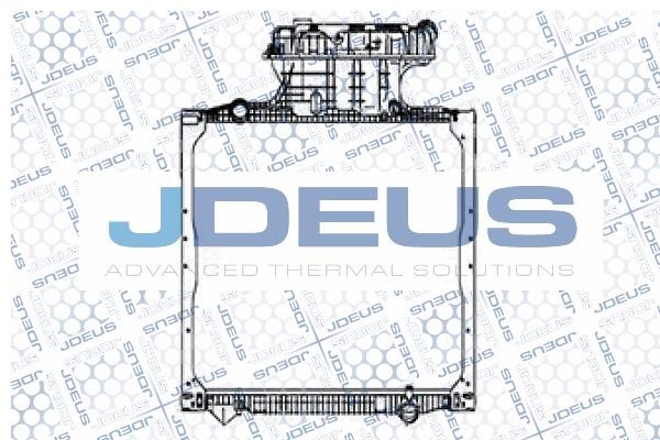 J. Deus M-115010A Радіатор, система охолодження двигуна M115010A: Приваблива ціна - Купити у Польщі на 2407.PL!