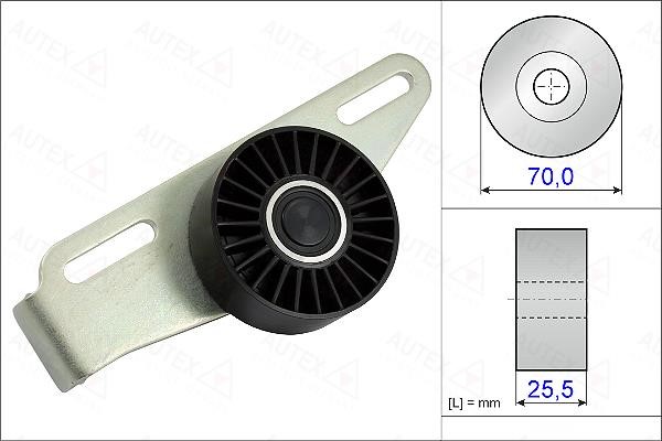 Autex 654862 V-ribbed belt tensioner (drive) roller 654862: Buy near me in Poland at 2407.PL - Good price!