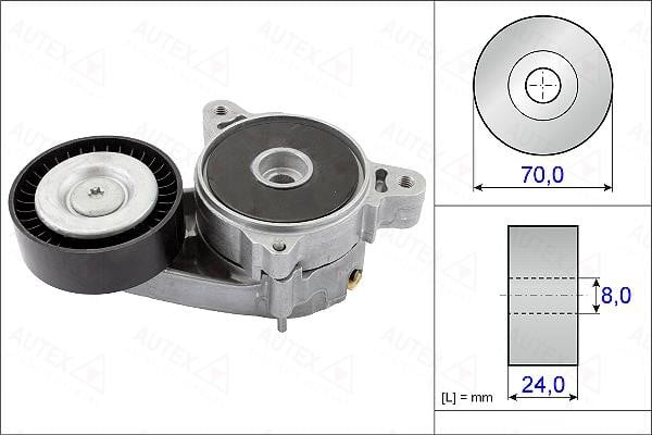 Autex 654910 Belt tightener 654910: Buy near me at 2407.PL in Poland at an Affordable price!