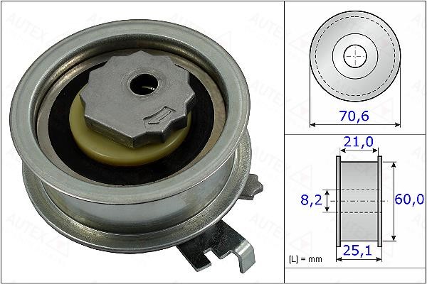 Autex 654922 Tensioner pulley, timing belt 654922: Buy near me in Poland at 2407.PL - Good price!