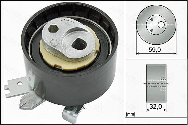 Autex 655110 Tensioner pulley, timing belt 655110: Buy near me in Poland at 2407.PL - Good price!