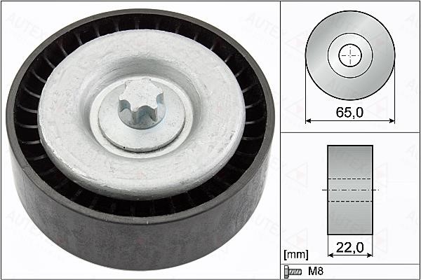 Autex 655115 V-ribbed belt tensioner (drive) roller 655115: Buy near me in Poland at 2407.PL - Good price!