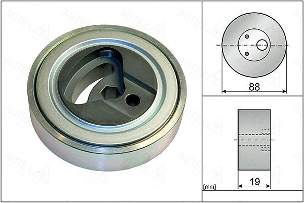 Autex 655140 V-ribbed belt tensioner (drive) roller 655140: Buy near me in Poland at 2407.PL - Good price!